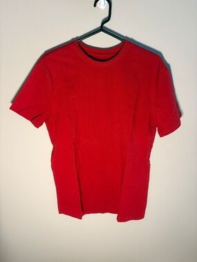 Goodfellow & Co Red Crew Neck Short Sleeve Tee